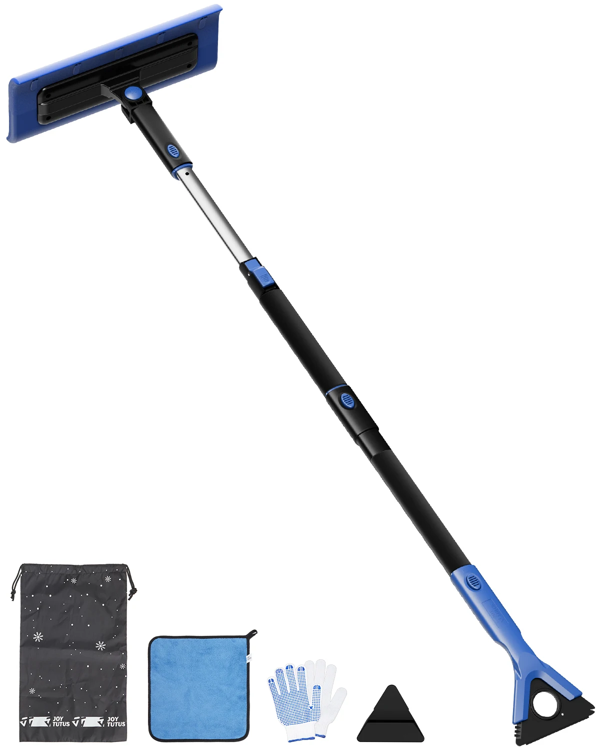 47inch 4-in-1 Extendable Snow Broom Ice Scraper Brush Water Remover For Car Auto SUV Frost Windshield Cleaner Winter Tool | Автомобили и