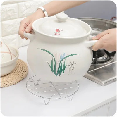 

Kitchen Tool Stainless Steel Anti-Scalding Steam Rack Cookware Steam Grid Steamed Egg Rack Steamed Vegetables Rack Cooking