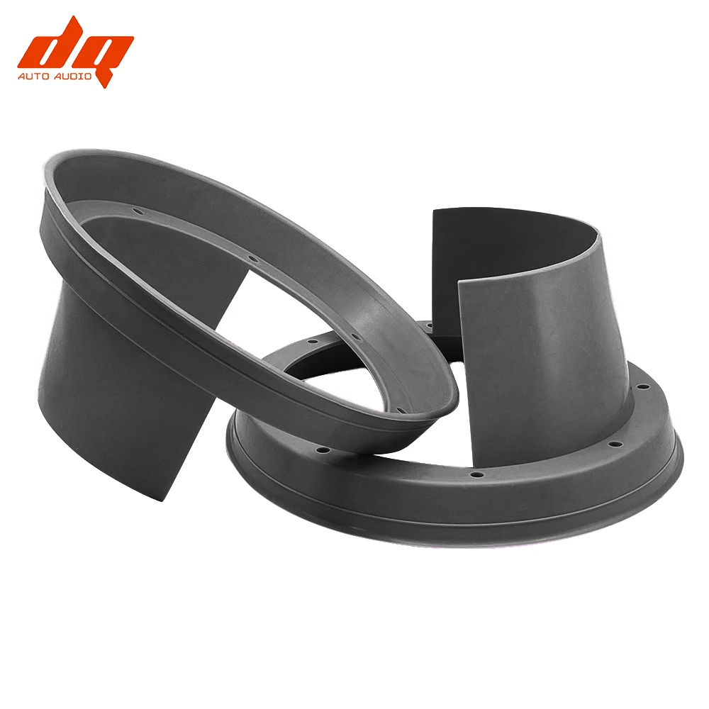 

2pcs Car Audio 6.5'' Inch Speaker Waterproof Cover Soft Door Anti-rust Rust Protection Silica Gel Seal Mounts Adapter Universal