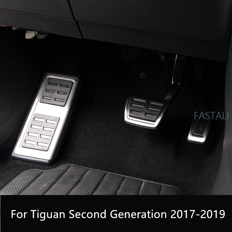 For Tiguan Second Generation 2017-2019 Car Throttle pedal coche Foot Pedal Rest Plate Clutch Brakes Styling | Автомобили и