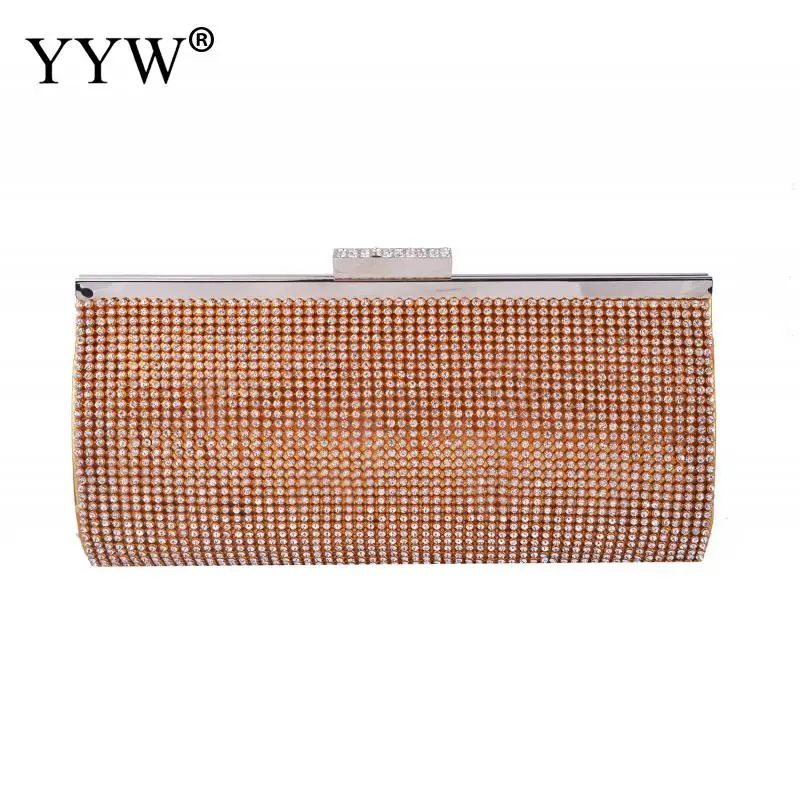 

Silver Dress Rhinestone Crystal Clutch Evening Bag Women Clutch Purse For Cocktail Prom Party Pochette Femme Rhinestone Sac