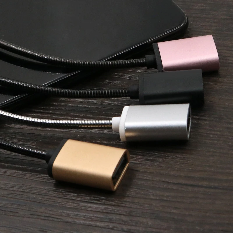 Соединитель кабельный адаптер-переходник 18 см type-C к USB2.0 соединение шланга для huawei P10/samsung S8 полезное