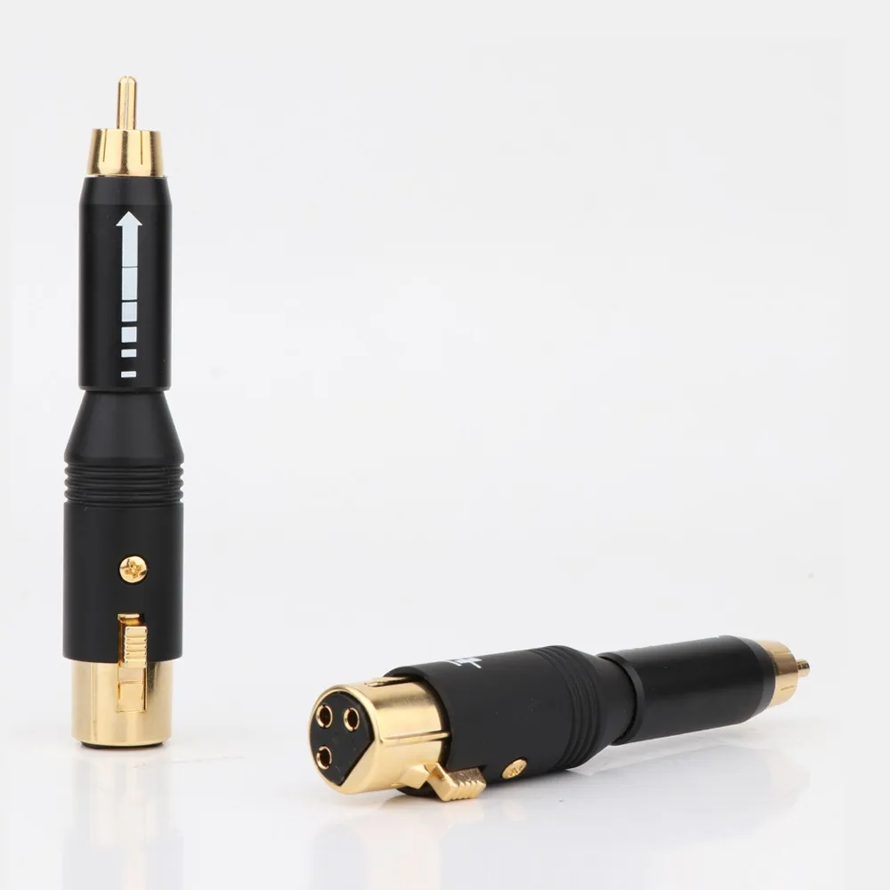 4Pcs XR1805 24K Gold Überzogene Mikrofon Audio Pailic Silber Net XLR Männlich Weiblich Stecker Adapter – Detail 4