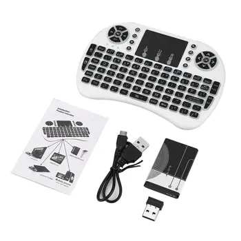

Wireless Keyboard for Android TV Box PC laptop 92 Keys DPI Wireless Keyboard Backlight with Touchpad Mouse adjustable 2.4GHz