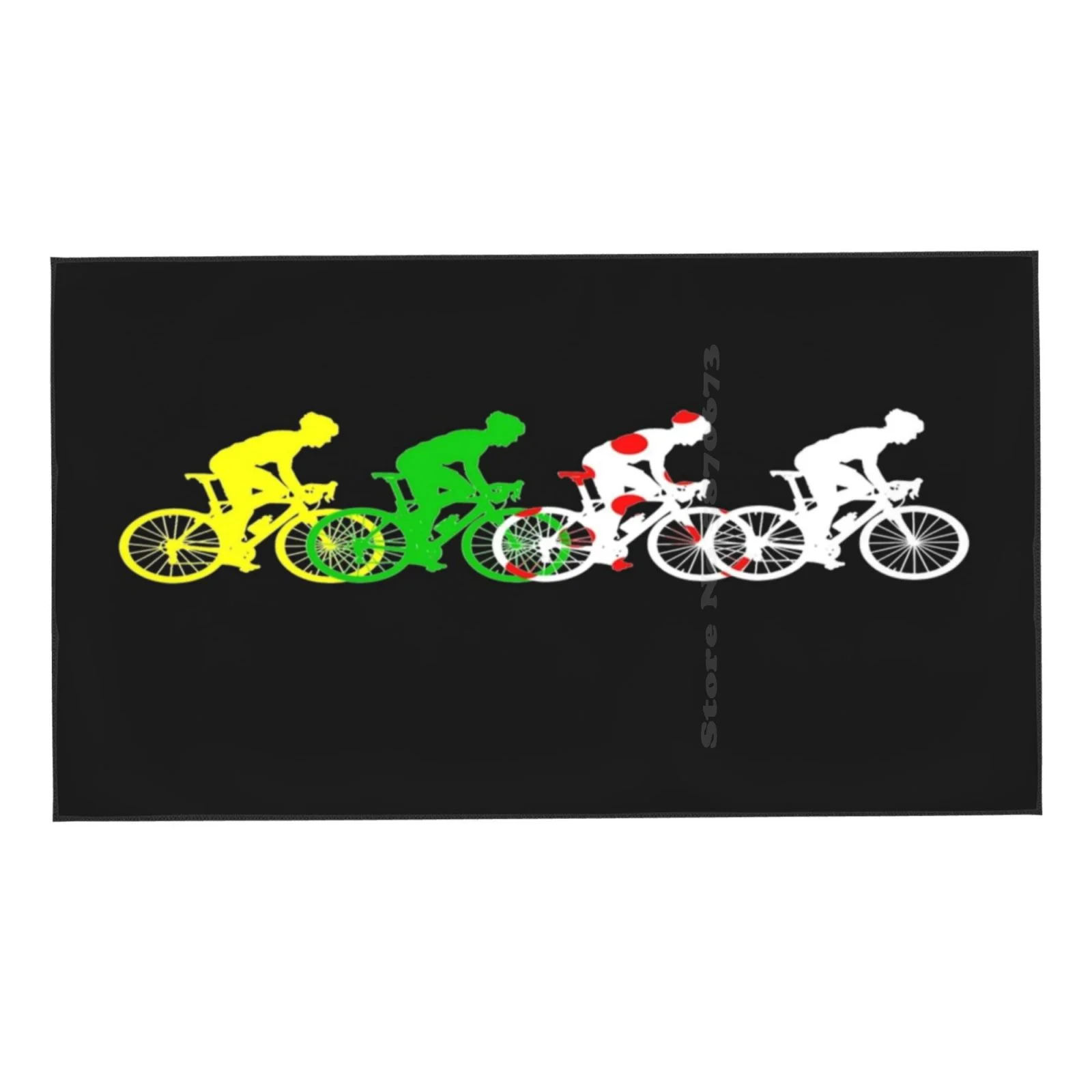 Jerseys 2, toalla facial de tela de microfibra suave, 2 colores amarillo,  verde, blanco y rojo, líder Sprint, bicicleta de montaña juvenil|Toallas de  deporte| - AliExpress