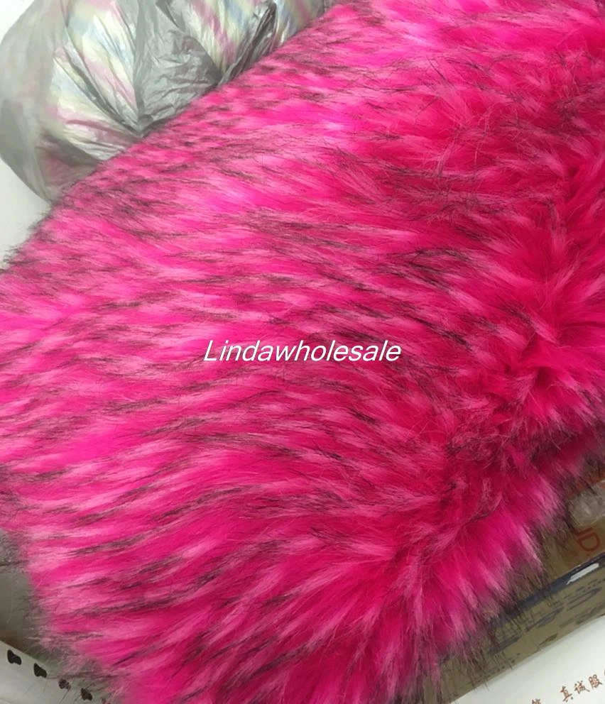Высококачественная Толстая имитация енота длинная плюшевая ткань, войлочная ткань, ткань искусственный мех, 160 см* 45 см(половина двора)/шт