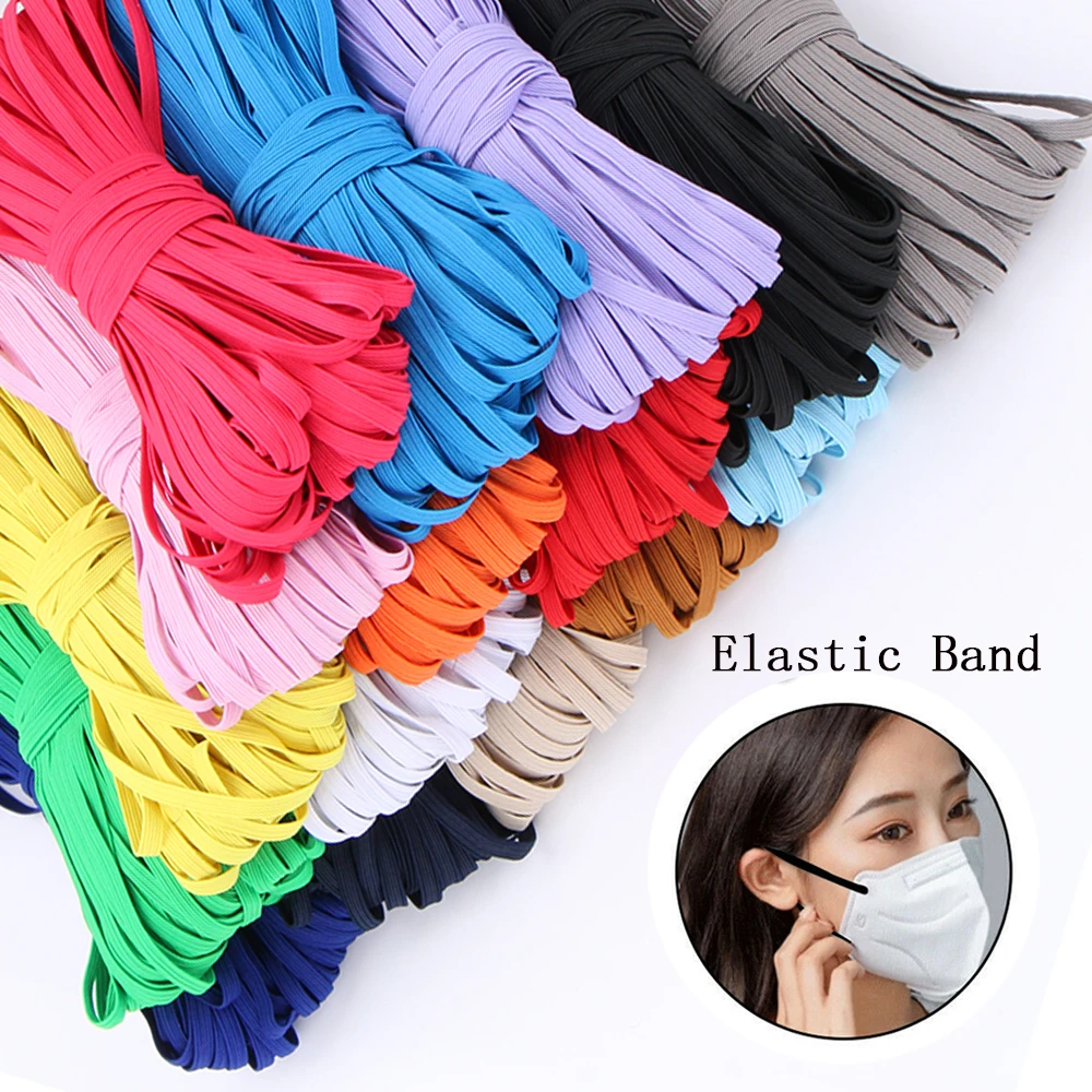 33Yards 6mm Elastic Rope Band Ear Hanging DIY Elastic Cord String