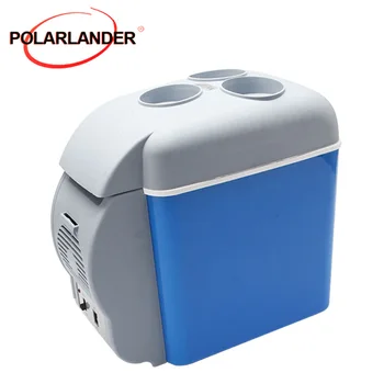 

Cooler Warmer 7.5L Mini Car Refrigerator 12V in Blue Electranics Multi-Function Fridge for Travel RV Portable Geladeira for Cars