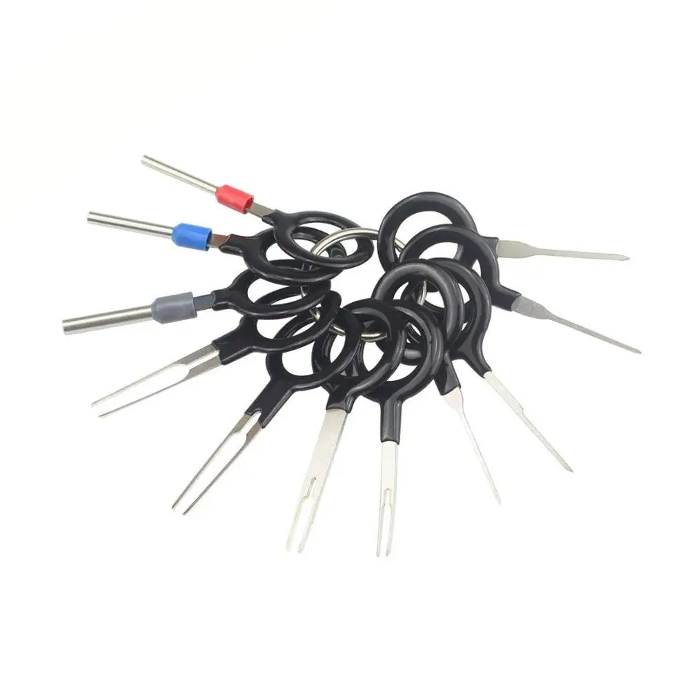 

Terminal Removal Tools 11Pcs/Set Terminal Removal Tools Car Electrical Wiring Crimp Connector Pin Extractor Kit