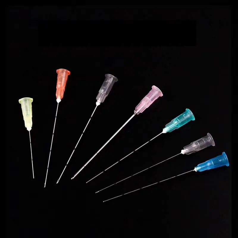 Острые наконечники 25G/27 г/30 г полотняного концы зубчатый Endo иглы шприца 2 шт./упак.* 10 упаковок