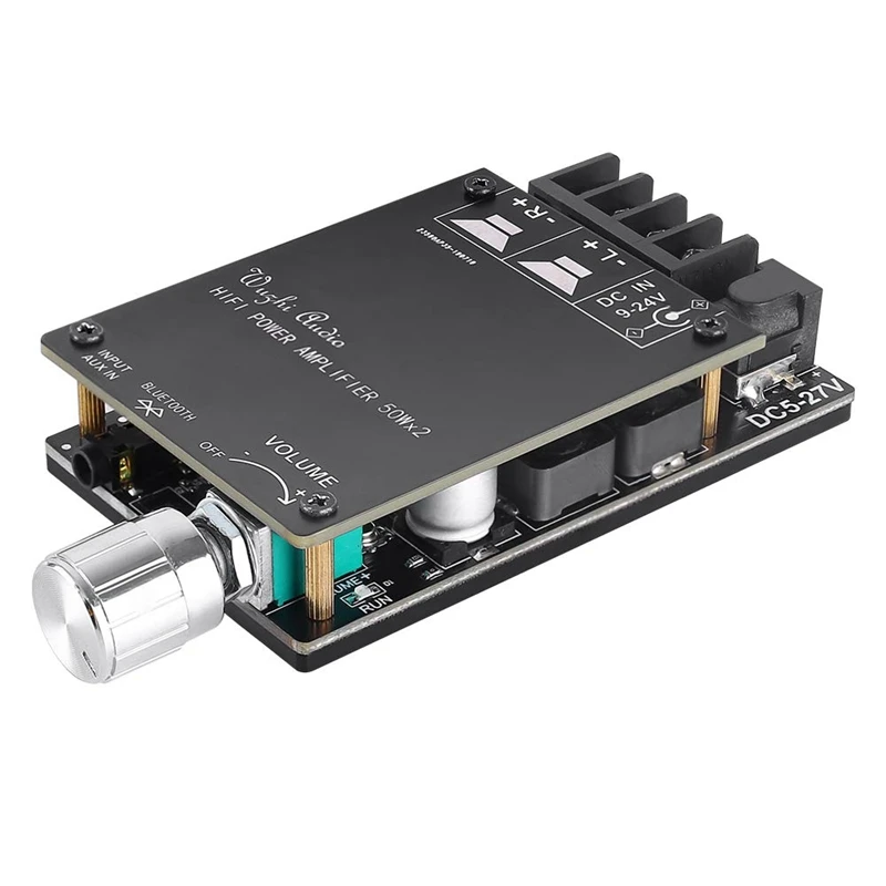 ABGN Hot-HIFI Wireless Bluetooth 5.0 TPA3116 Digital Power Audio Amplifier Board TPA3116D2 50WX2 Stereo AMP Amplificador Home Th |