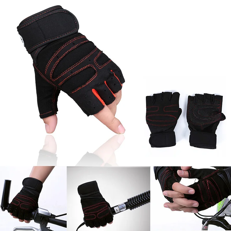 1 пара перчаток для тяжелой атлетики, противоскользящие перчатки для тренажерного зала, фитнеса, тренировки, спортивные перчатки ENA88