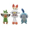Pokemon Sobble Scorbunny Grookey Cartoon Elf Figure Plush Soft Stuffed Collection Pikachus Toys For Kid Christmas Gift Peluches 1
