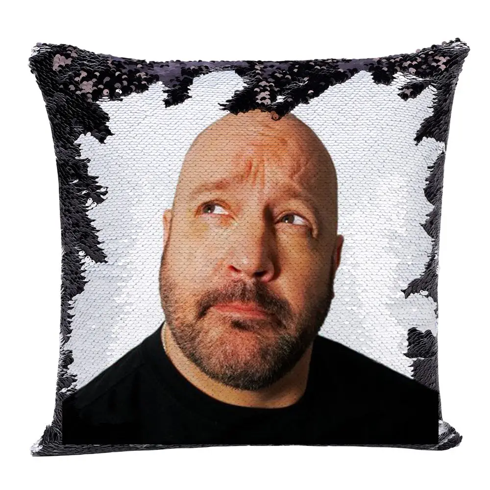 Наволочка с блестками Kevin James декоративная наволочка забавная Подушка волшебные