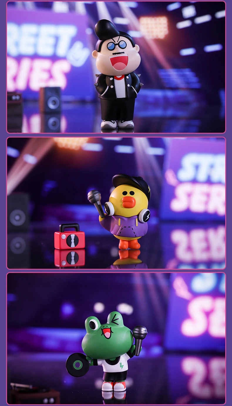 Details about   POP MART x LINE FRIENDS Street Series Breakdancing Boss Mini Figure Art Toy New