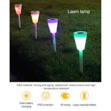 3 шт. для подсветки газона с питанием от солнечной панели лампы для украшения сада Открытый Путь светодиодный солнечный свет газон уличный пейзаж дворовая лампа