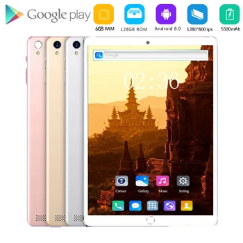 

10 core tablet pc 10 inch 1920*1200 IPS Android 8.0 RAM 6GB ROM 128GB 4G LTE Dual SIM card WIFI GPS Bluetooth 8MP camera tablets