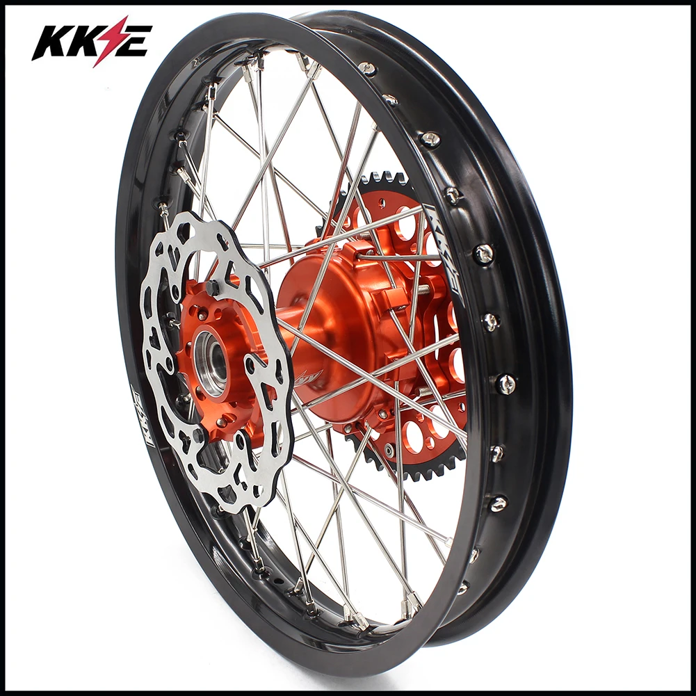 KKE 2 15*18 &quotколесо для эндуро задний обод куш привода EXC F W 125 150 200 250 300 350 400 450 500 2003 2021