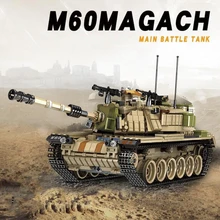 1753 шт. военные танки из конструктора 2в1 M60 основной боевой танк армии силы строительные блоки игрушки для детей brinquedos