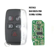 5 button Car Remote Smart Key 315MHz / 434MHz for Land Rover Discovery 4 /Freelander ID49 PCF7953 for Range Rover Sport / Evoque