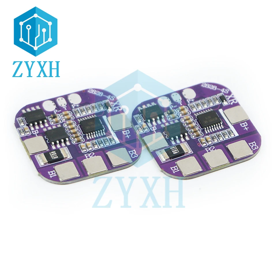 BMS 14500 배터리 충전기 보드, 공통 포트 단락 보호, 태양광 LED 가로등, 파워 뱅크 충전용, 4S 5A, 14.8V