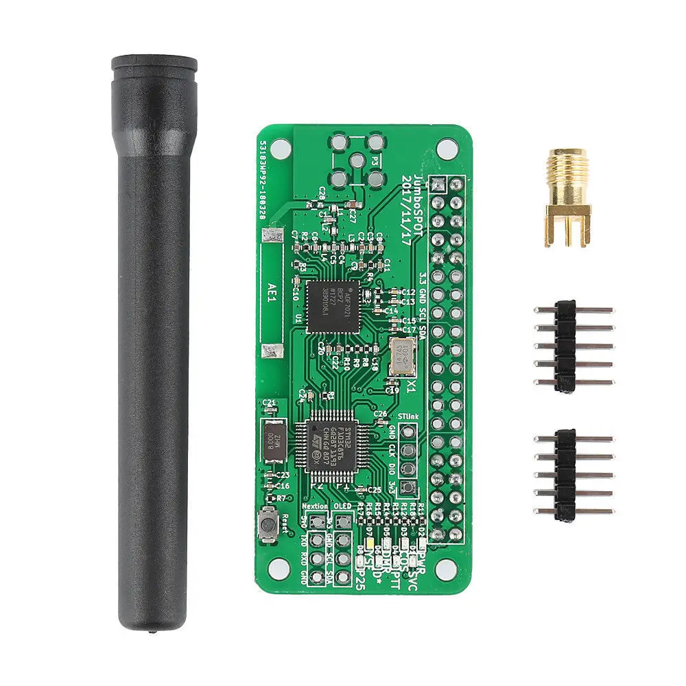 Jumbospot UHF VHF UV MMDVM Hotspot поддержка P25 DMR YSF 32bit ARM процессор для Raspberry Pi Zero 3B | Электроника