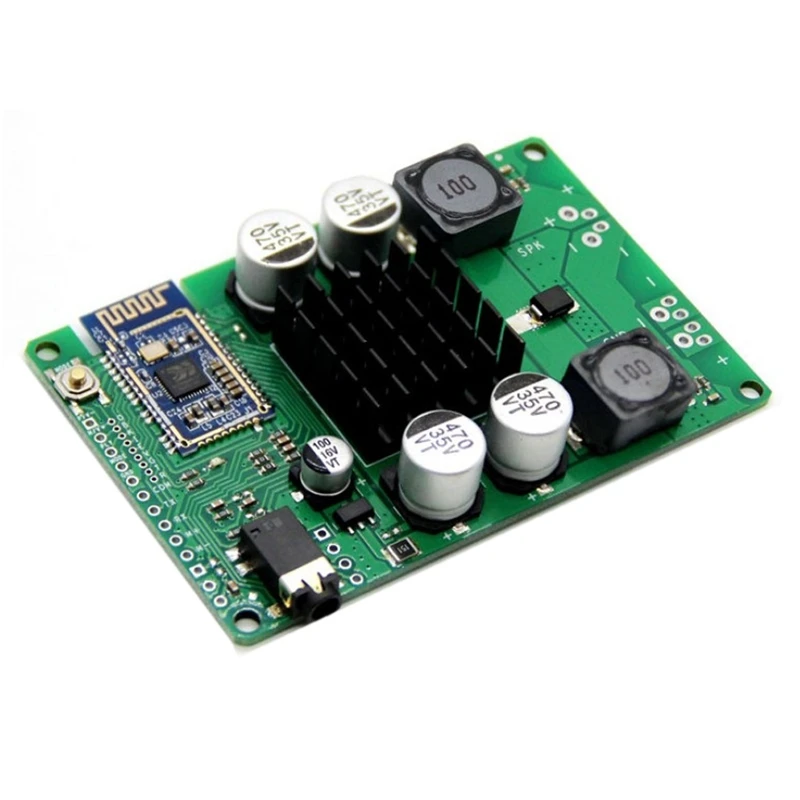 100W Bluetooth 5.0 TPA3116 Power Amplifier Audio Board Amplificador AUX Mono Speaker Amp Support Serial Port Rename TWS | Электроника