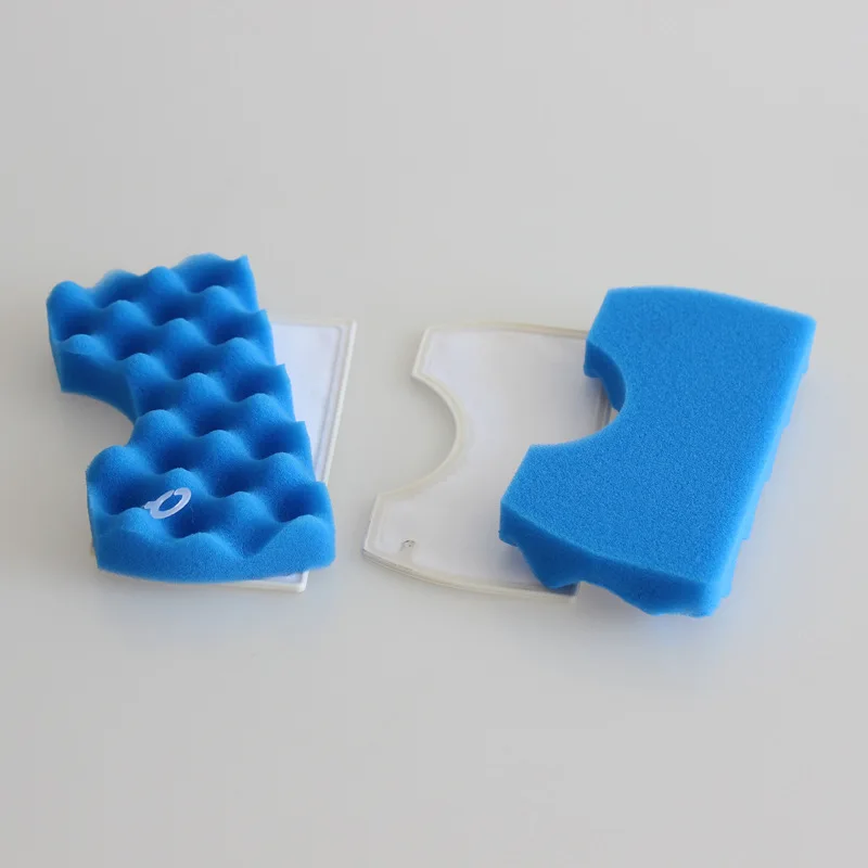 Vacuum cleaner hepa filter kit Blue Sponge Filter + Dust Hepa Filter Samsung DJ63-00669A SC43-47 SC4520 SC4740 VC-9625 VC-BM620 Vacuum Cleaner 1 pcs + 1 pcs