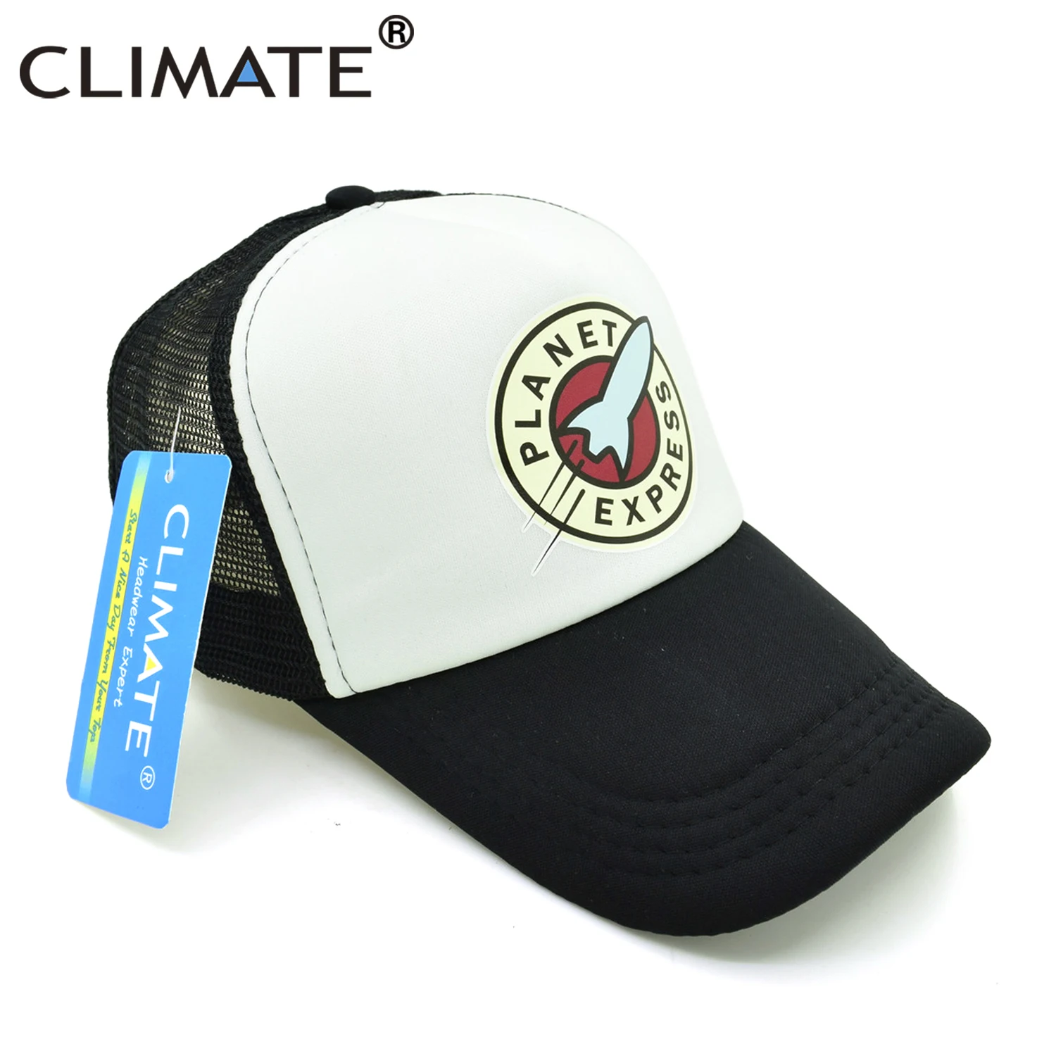 CLIMATE Planet Express Кепка Дальнобойщика шляпа смешные космические сетчатые шапки