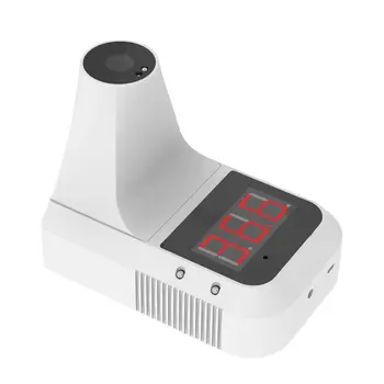 

1 Pcs Wall-Mounted Thermometer Infrared Sensor Digital Screen Memory Function Celsius Fahrenheit Conversion