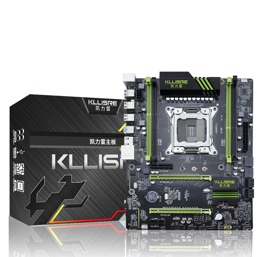 Kllisre X79 motherboard set with Xeon E5 2689 4x8GB=32GB 1600MHz DDR3 ECC REG memory ATX USB3.0 SATA3 PCI-E NVME M.2 SSD Kllisre X79 motherboard set with Xeon E5 2689 4x8GB=32GB 1600MHz DDR3 ECC REG memory ATX USB3.0 SATA3 PCI-E NVME M.2 SSD