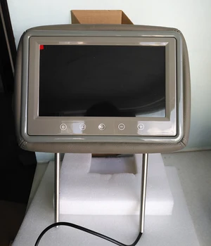 

9inch headrest monitor car display with 2 av input 800x480 16:9 monitor 4:3 monitor tv auto car reverse monitor c4 407 display