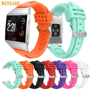 

Compatible For Fitbit Ionic Smart Watch Soft Silicone Wrist Strap Adjustable Watch Band Replacement Sport Breathable Strap belt