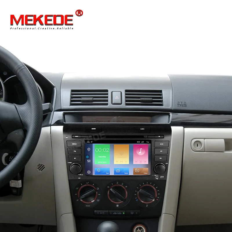 Discount MEKEDE Car Multimedia player Android 9 DSP car DVD player For Mazda3 Mazda 3 2004-2009 32G ROM GPS navigation radio stereo WIFI 4
