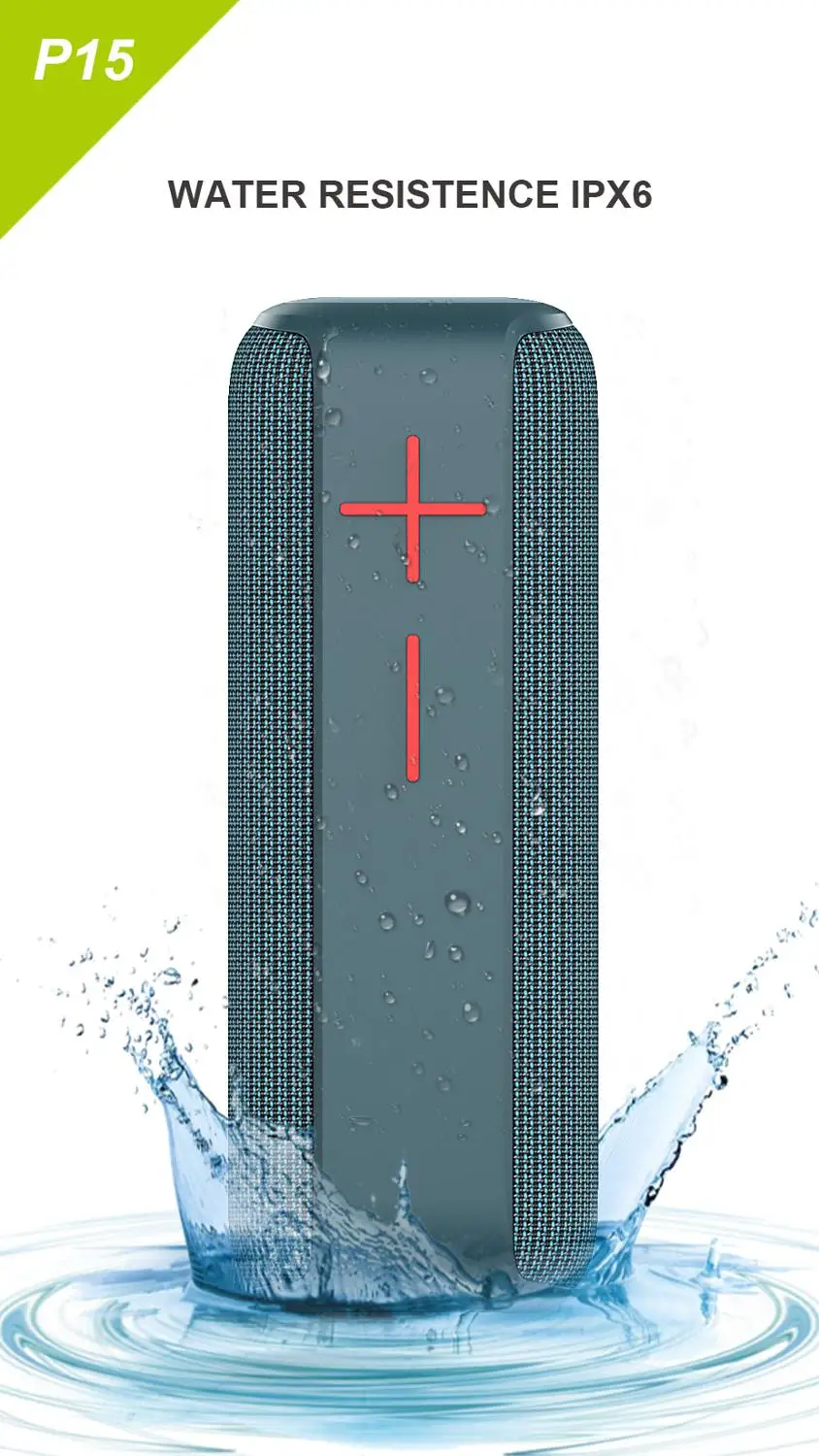 Bluetooth Колонка Hopestar P15 портативная беспроводная акустическая система 3D стерео