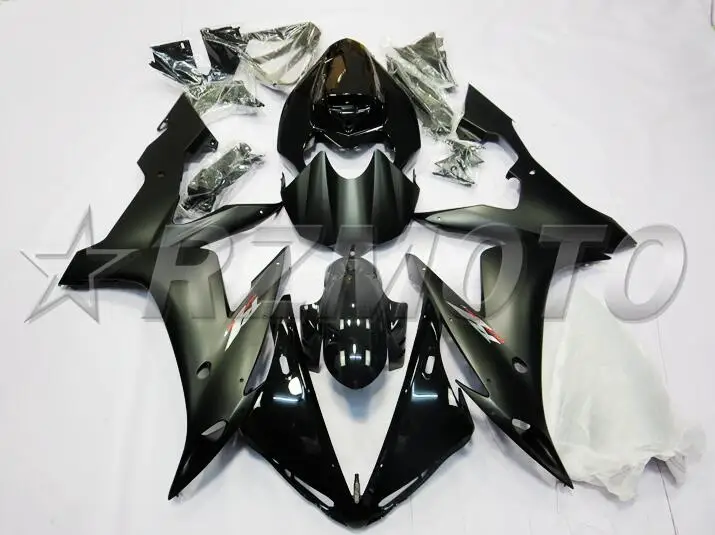 ABS формовочный мотоцикл обтекатели, пригодный для Yamaha YZF-1000-R1 2004 2005 2006 04 05 06 обтекатель кузова набор на заказ черный крутой