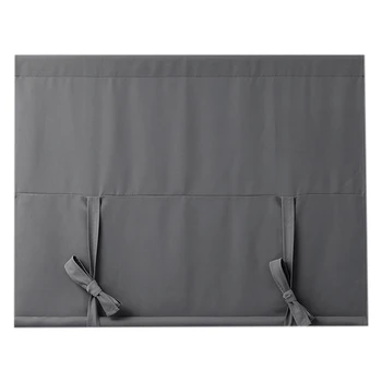 

Insulated Blackout Curtains-Blinds for Small Windows, Roman Curtains, Window Hanging Balloons (One Panel, 46 X 63 Inch,Dark Gray