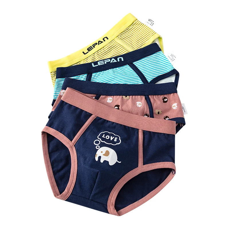 Ropa interior de algodón con animados para Niños, bragas de 3, 6, 8, 10, 12 y años, OKU203033|Ropa interior| AliExpress