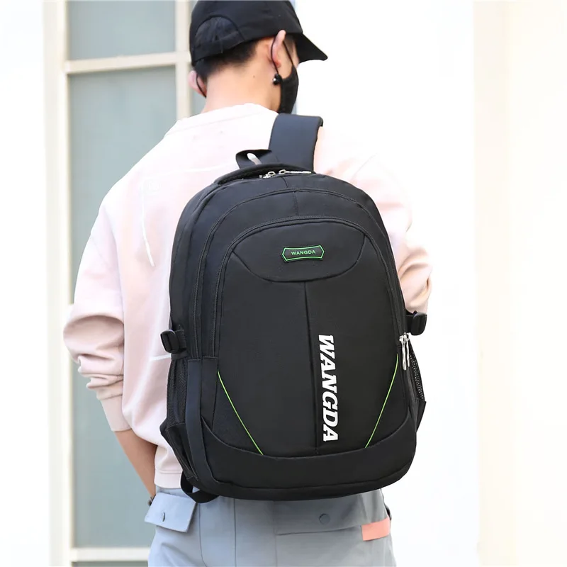 

Oxford Cloth Backpack Men's 2019 Winter New Style Outdoor Waterproof Travel Bag Large Capacity High School Schoolbag
