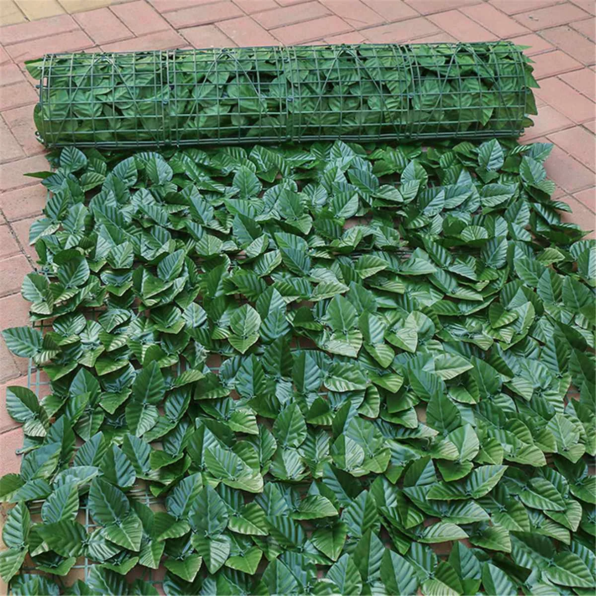 

Hot Green Plant Wall Artificial Lawn Boxwood Hedge Garden Backyard Home Decor Simulation Grass Turf Rug Lawn Outdoor Flower wall