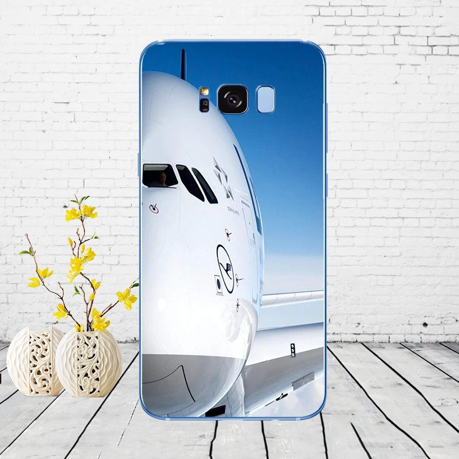 Мягкий силиконовый чехол 03DD Airplane At The Sunrise Airplane для Samsung Galaxy S6 S7 edge S8 S9 S10 plus A70 A50 - Цвет: 14