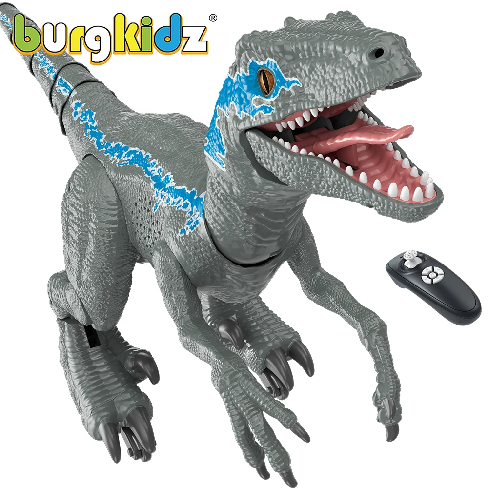 2.4Ghz RC Dinosaur Toys Raptor Remote Control Big Dinosaur Robot Electronic Walking Animals Dinosaurio Grandes Toys For Children