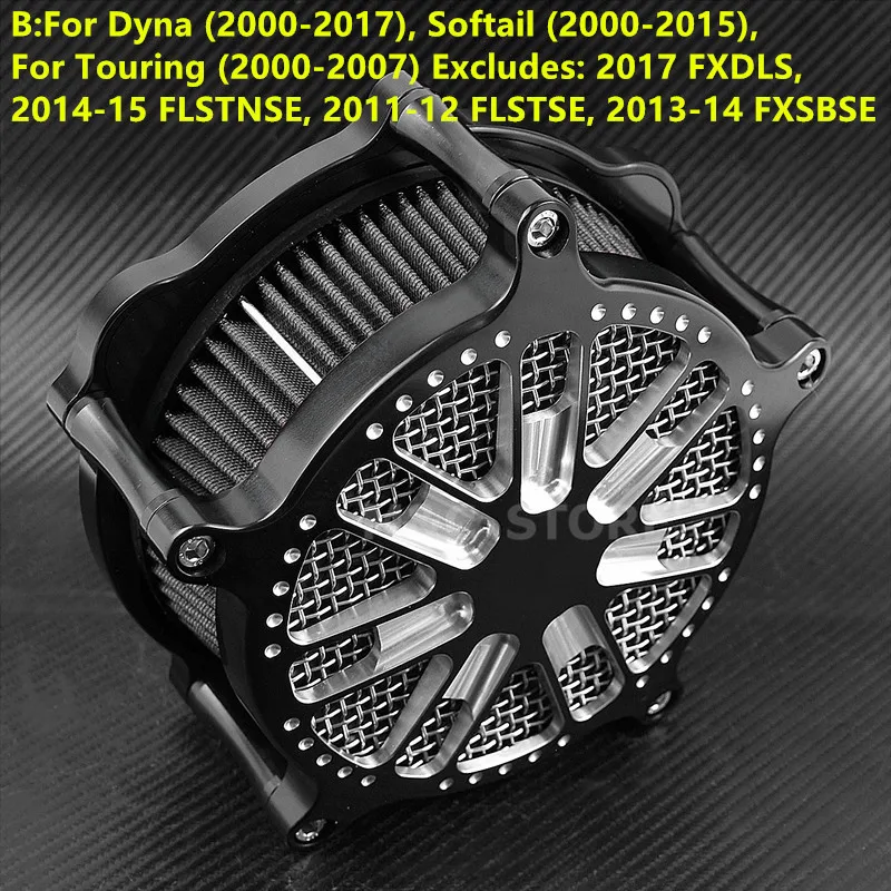 Воздушный фильтр Воздухоочиститель для Harley Sportster 04-19 Softail 00-18 Dyna Touring Street Glide Road Glide 08-16 - Цвет: Grey B