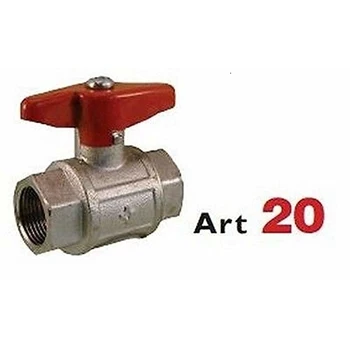 

20 Valvola a sfera a passaggio totale tipo pesante F x F 1/2" RASTELLI