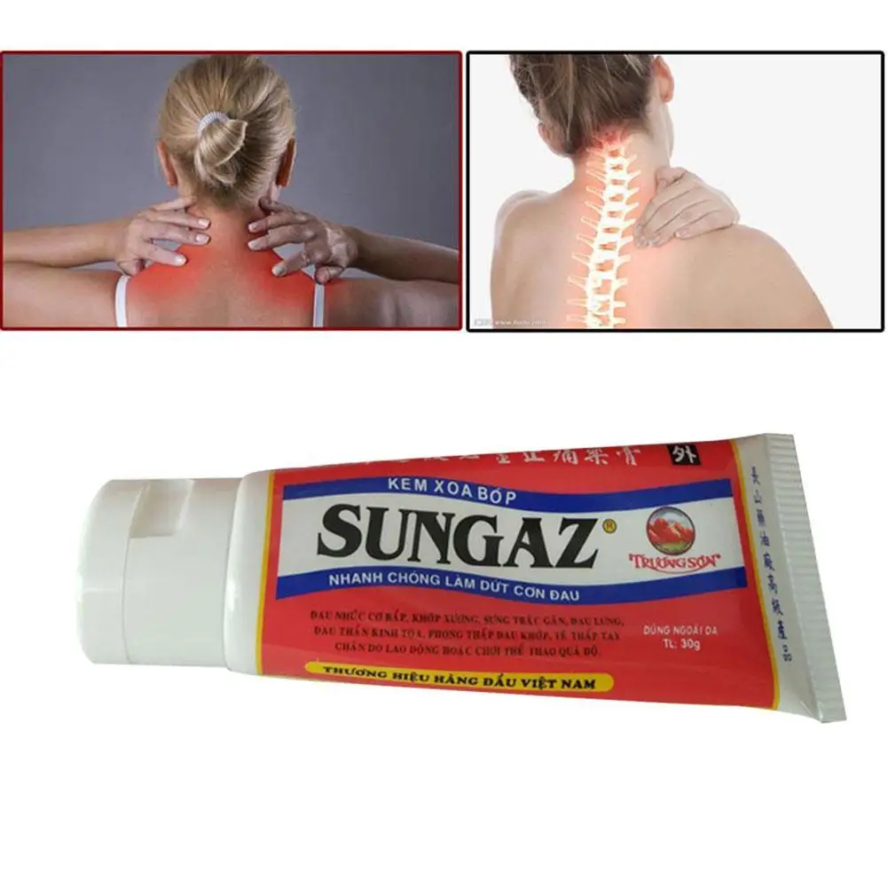 Vietnam Sungaz Balm Ointment Rapid Pain Relief Back Shoulder Massager Pain Balm Analgesic Arthritis Cream Medical Plaster 30g