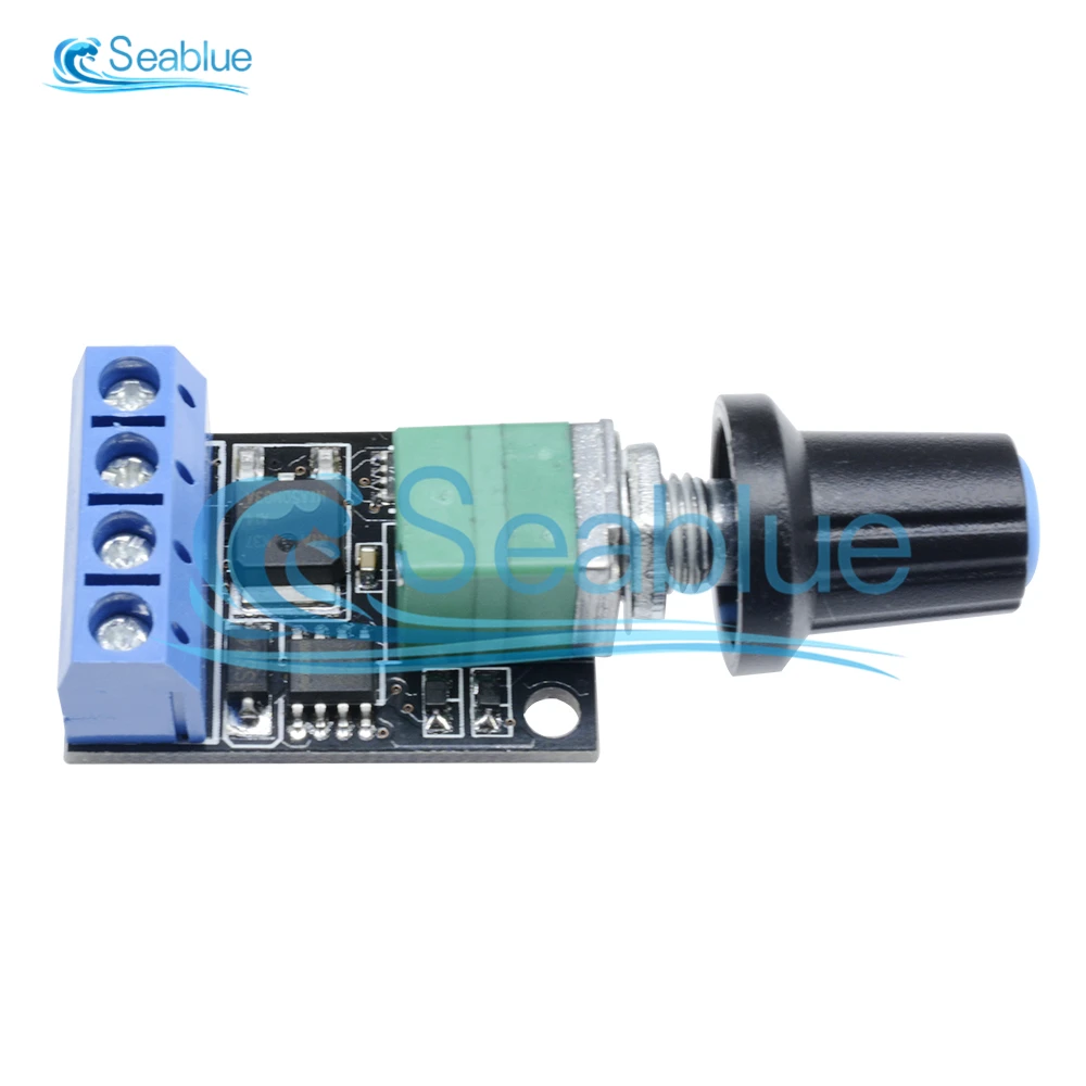5Pcs 10A 5/9/12V DC Motor Speed Control PWM Potentiometer Governor Speed Regulation Board LED Dimming Ultra High Linearity Band dc motor speed controller electric motor speed controller motor speed controller