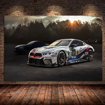 Race Car Classical Artworks Printed on Canvas 14