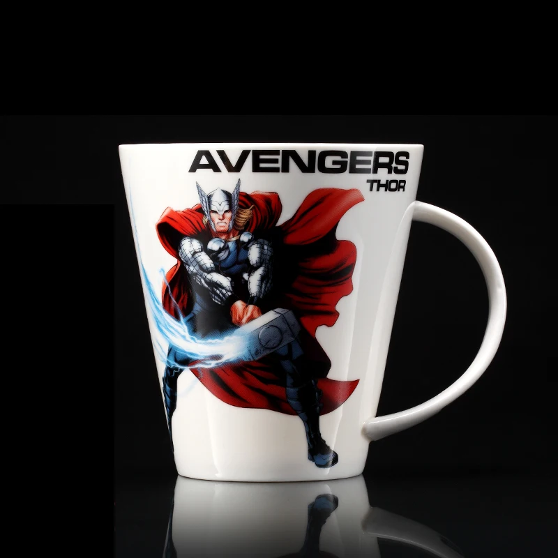 Супер герой Железный человек и Халк человек паук керамические кружки чашки Творческий Тор кружка мультфильм Мстители чаши кофейная чашка