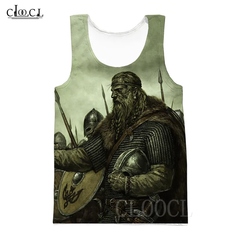 Новая популярная майка Viking Tattoo Gym Tanktop с 3D принтом для бодибилдинга, майка без рукавов для мужчин и женщин, одежда для фитнеса - Цвет: Tank Tops 1