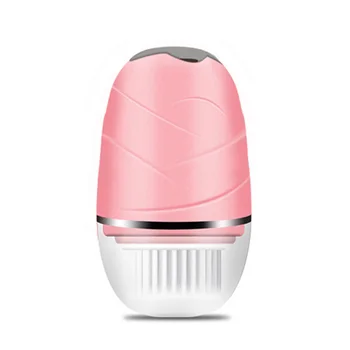 

3 In 1 Soft Face Cleanser Electric Washing Rotary Waterproof USB Exfoliating Facial Cleansing Brush Portable Rechargeable